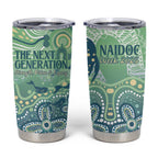 NAIDOC Week 2025 Tumbler Cup Pastel Ocean Aboriginal Art