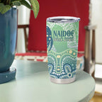 NAIDOC Week 2025 Tumbler Cup Pastel Ocean Aboriginal Art
