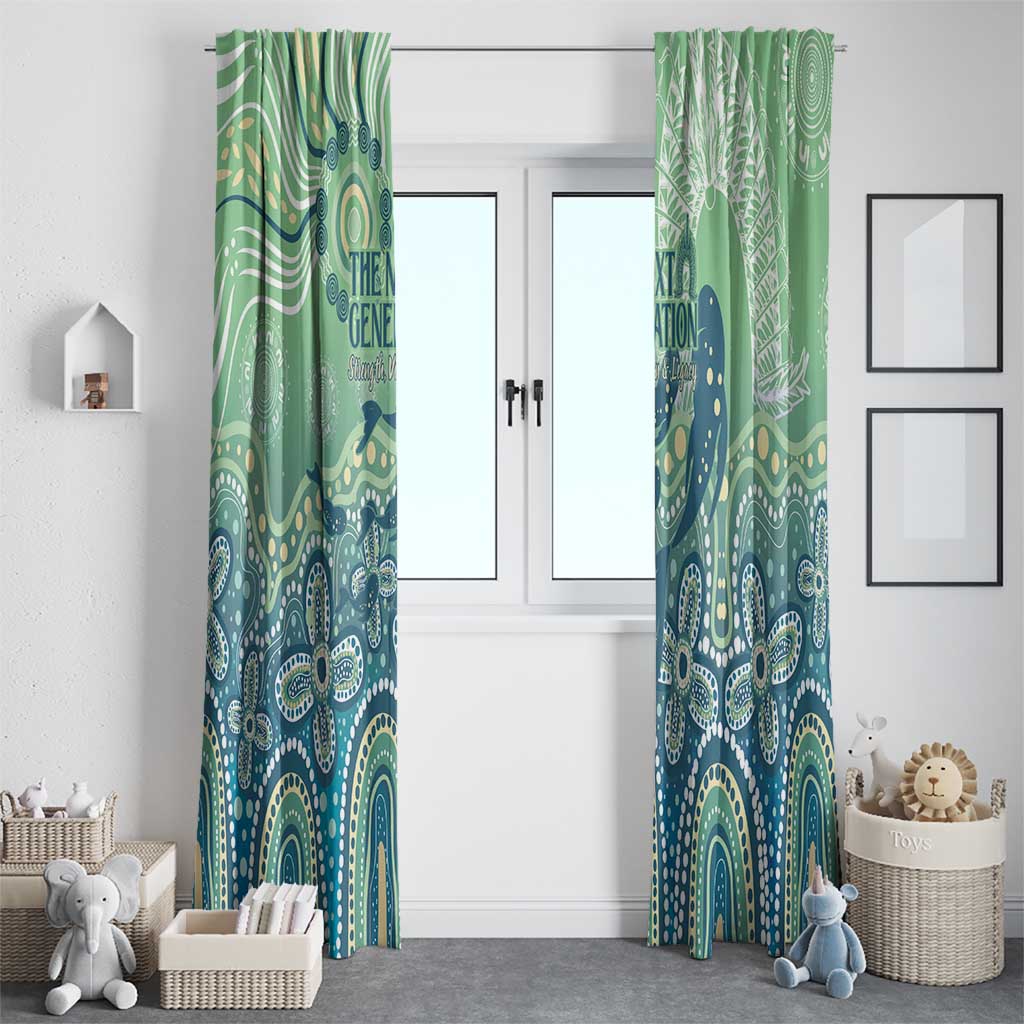 NAIDOC Week 2025 Window Curtain Pastel Ocean Aboriginal Art