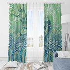 NAIDOC Week 2025 Window Curtain Pastel Ocean Aboriginal Art