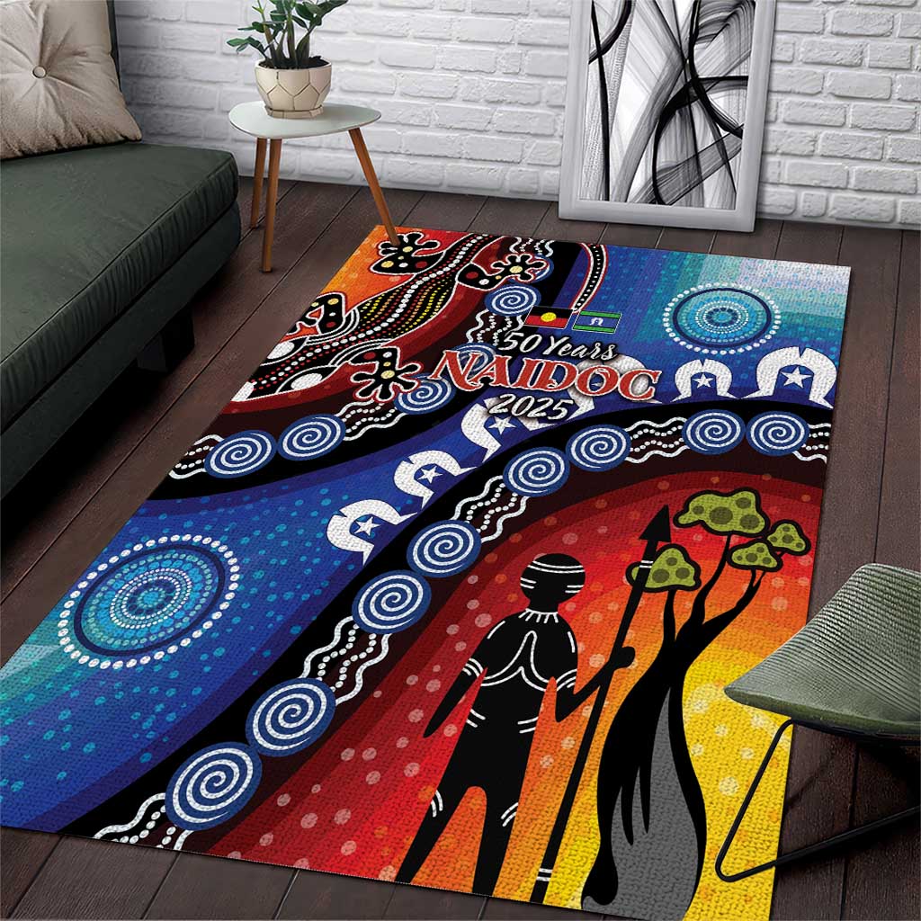 Honoring 50 Years NAIDOC Week 2025 Area Rug
