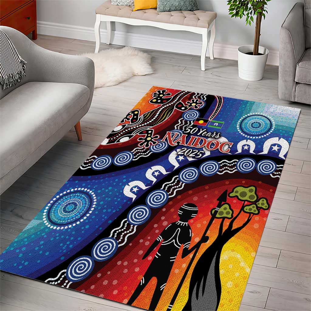 Honoring 50 Years NAIDOC Week 2025 Area Rug