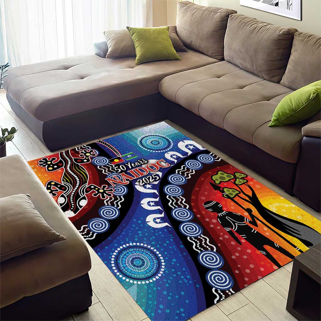 Honoring 50 Years NAIDOC Week 2025 Area Rug