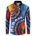 Honoring 50 Years NAIDOC Week 2025 Button Sweatshirt