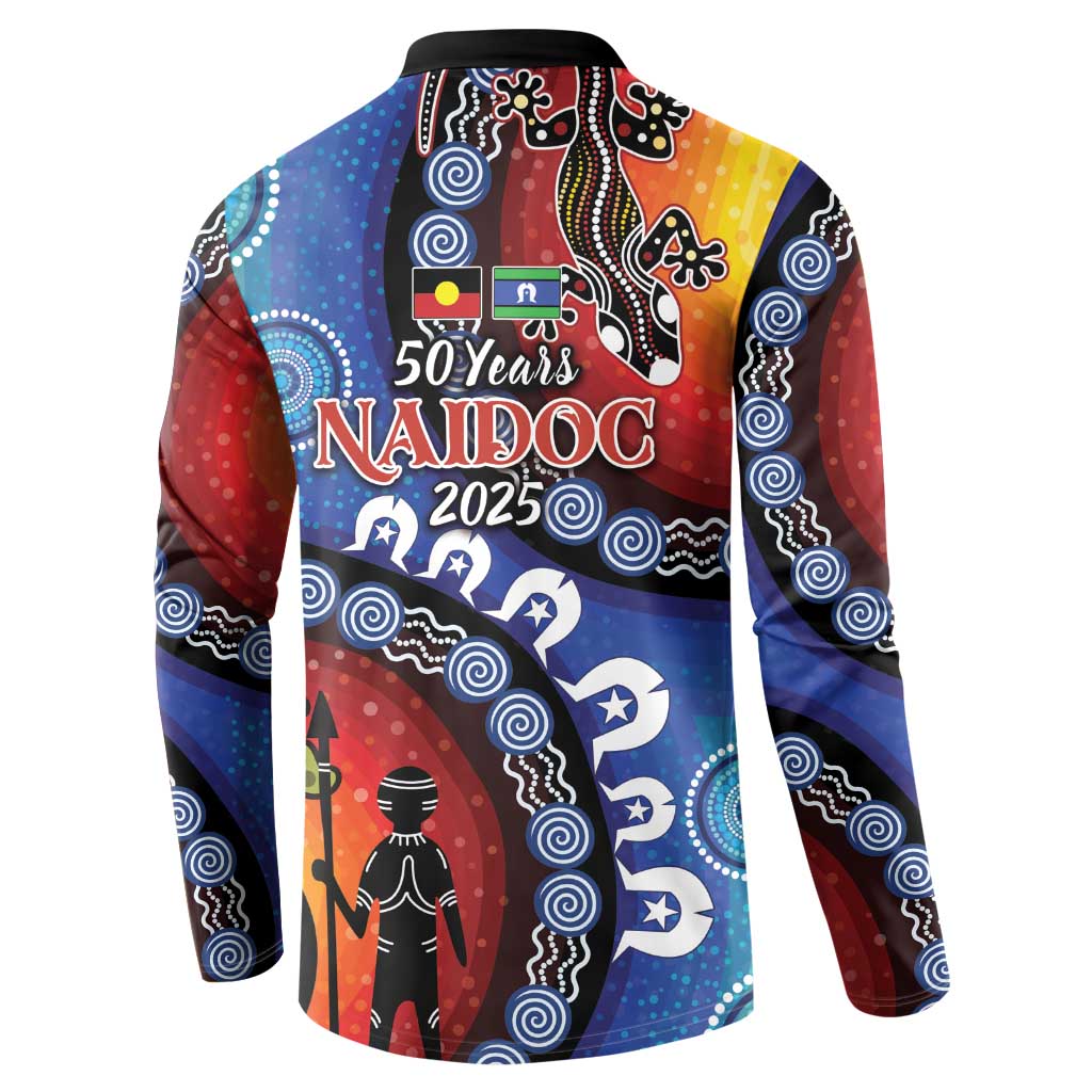 Honoring 50 Years NAIDOC Week 2025 Button Sweatshirt