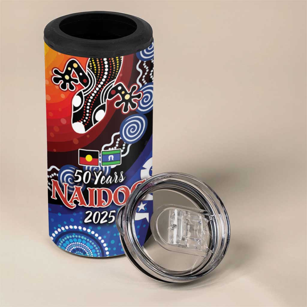 Honoring 50 Years NAIDOC Week 2025 4 in 1 Can Cooler Tumbler