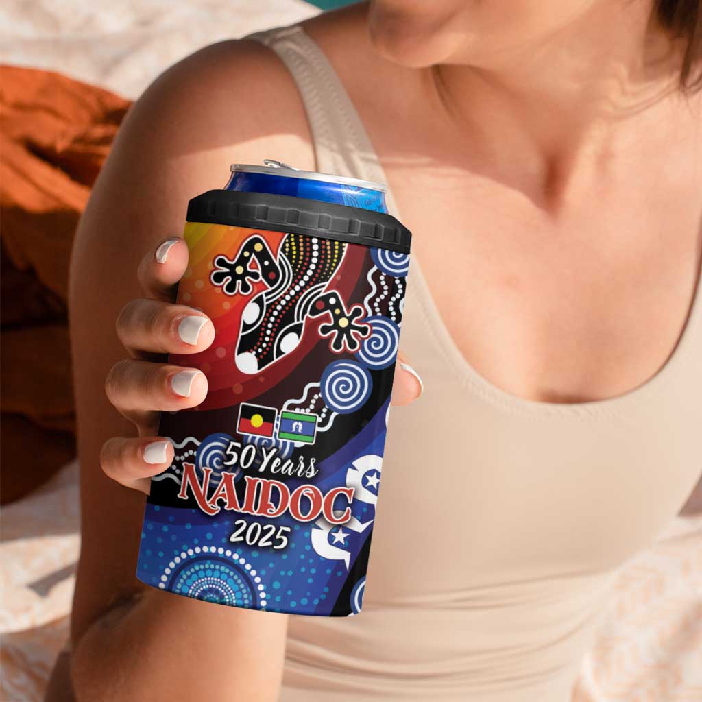 Honoring 50 Years NAIDOC Week 2025 4 in 1 Can Cooler Tumbler