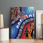 Honoring 50 Years NAIDOC Week 2025 Canvas Wall Art