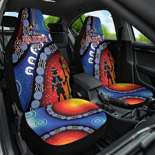 Honoring 50 Years NAIDOC Week 2025 Car Seat Cover