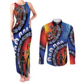 Honoring 50 Years NAIDOC Week 2025 Couples Matching Tank Maxi Dress and Long Sleeve Button Shirt