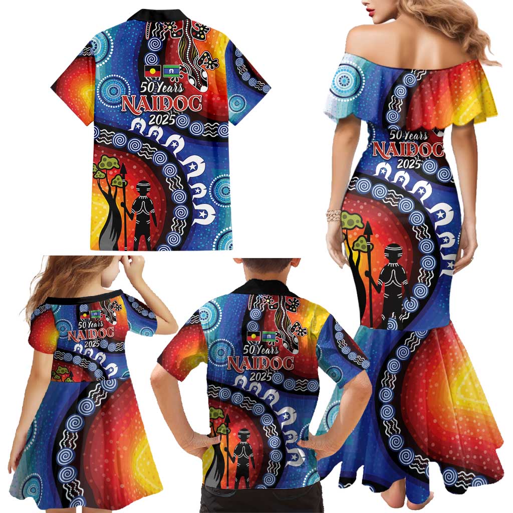Honoring 50 Years NAIDOC Week 2025 Family Matching Mermaid Dress and Hawaiian Shirt