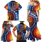 Honoring 50 Years NAIDOC Week 2025 Family Matching Mermaid Dress and Hawaiian Shirt