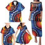 Honoring 50 Years NAIDOC Week 2025 Family Matching Puletasi and Hawaiian Shirt