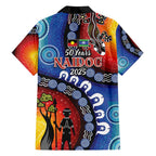 Honoring 50 Years NAIDOC Week 2025 Family Matching Short Sleeve Bodycon Dress and Hawaiian Shirt