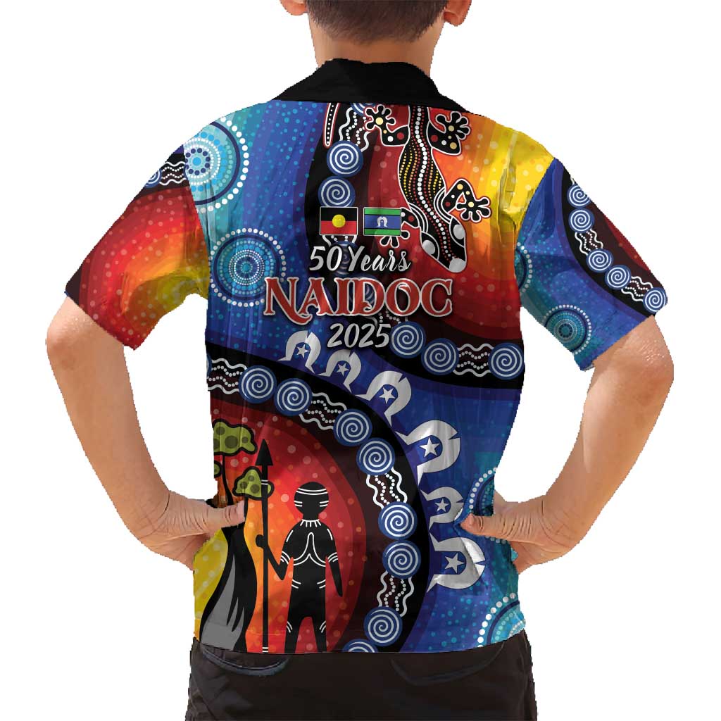 Honoring 50 Years NAIDOC Week 2025 Family Matching Summer Maxi Dress and Hawaiian Shirt