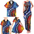 Honoring 50 Years NAIDOC Week 2025 Family Matching Tank Maxi Dress and Hawaiian Shirt