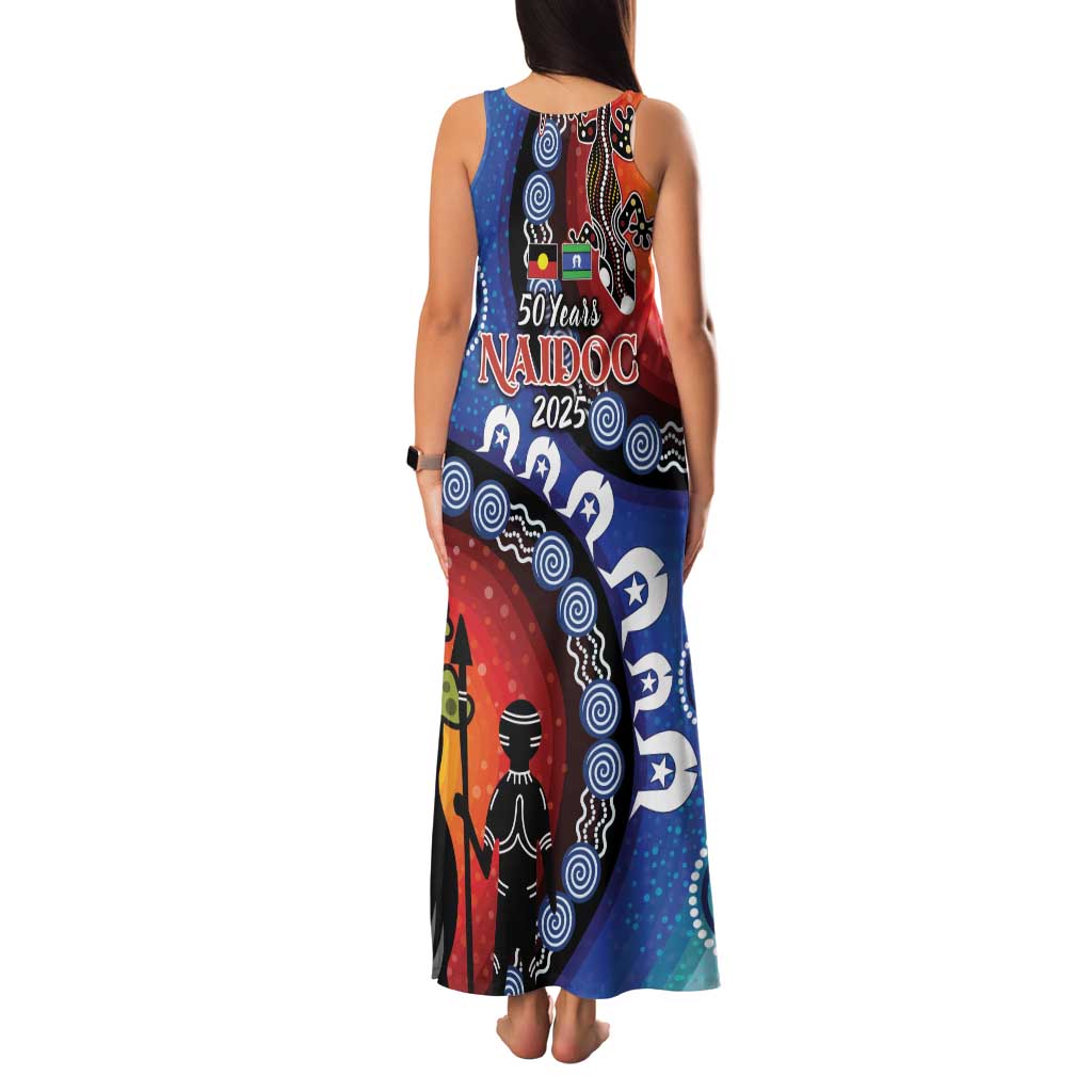 Honoring 50 Years NAIDOC Week 2025 Family Matching Tank Maxi Dress and Hawaiian Shirt