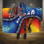 Honoring 50 Years NAIDOC Week 2025 Hooded Blanket