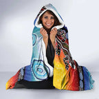 Honoring 50 Years NAIDOC Week 2025 Hooded Blanket