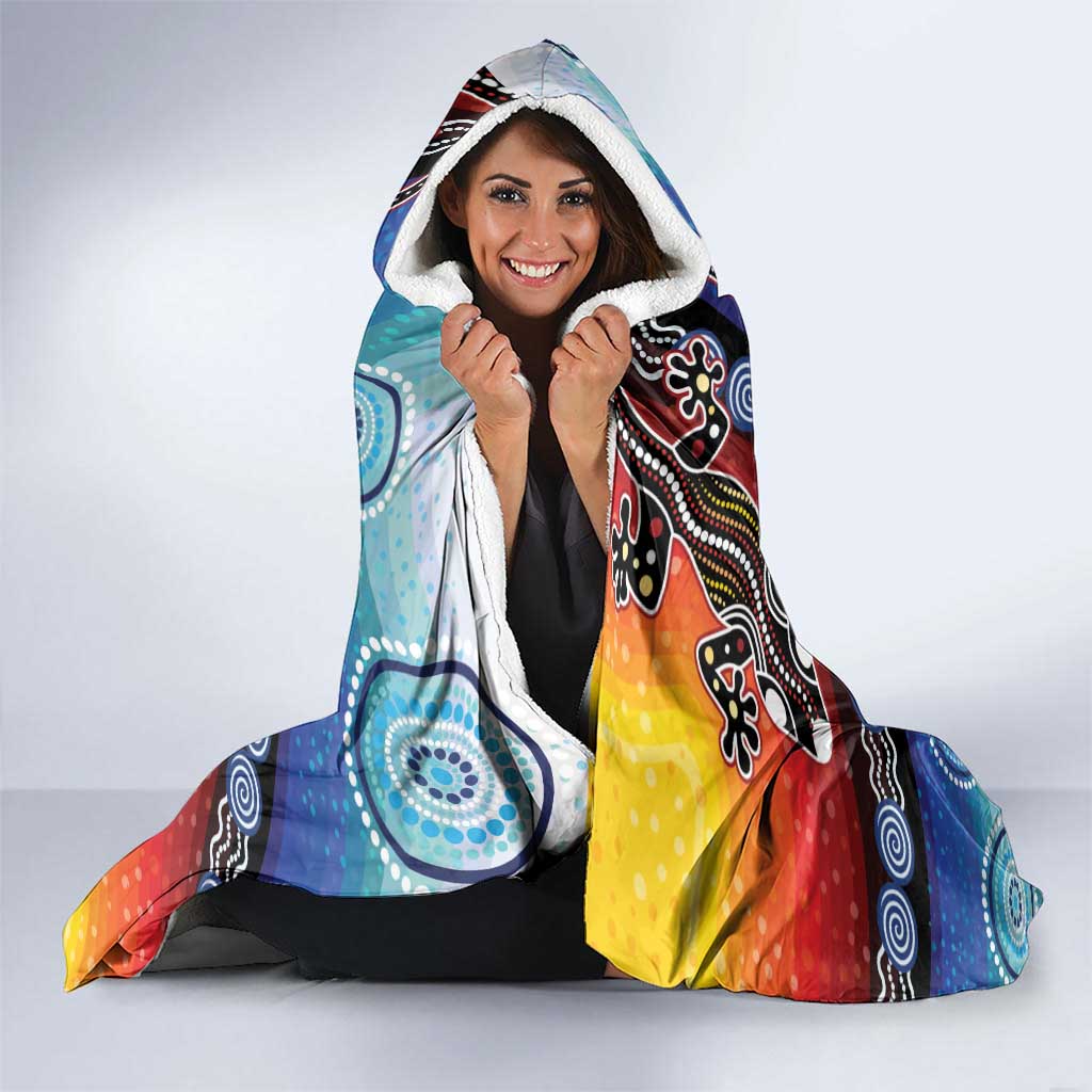 Honoring 50 Years NAIDOC Week 2025 Hooded Blanket