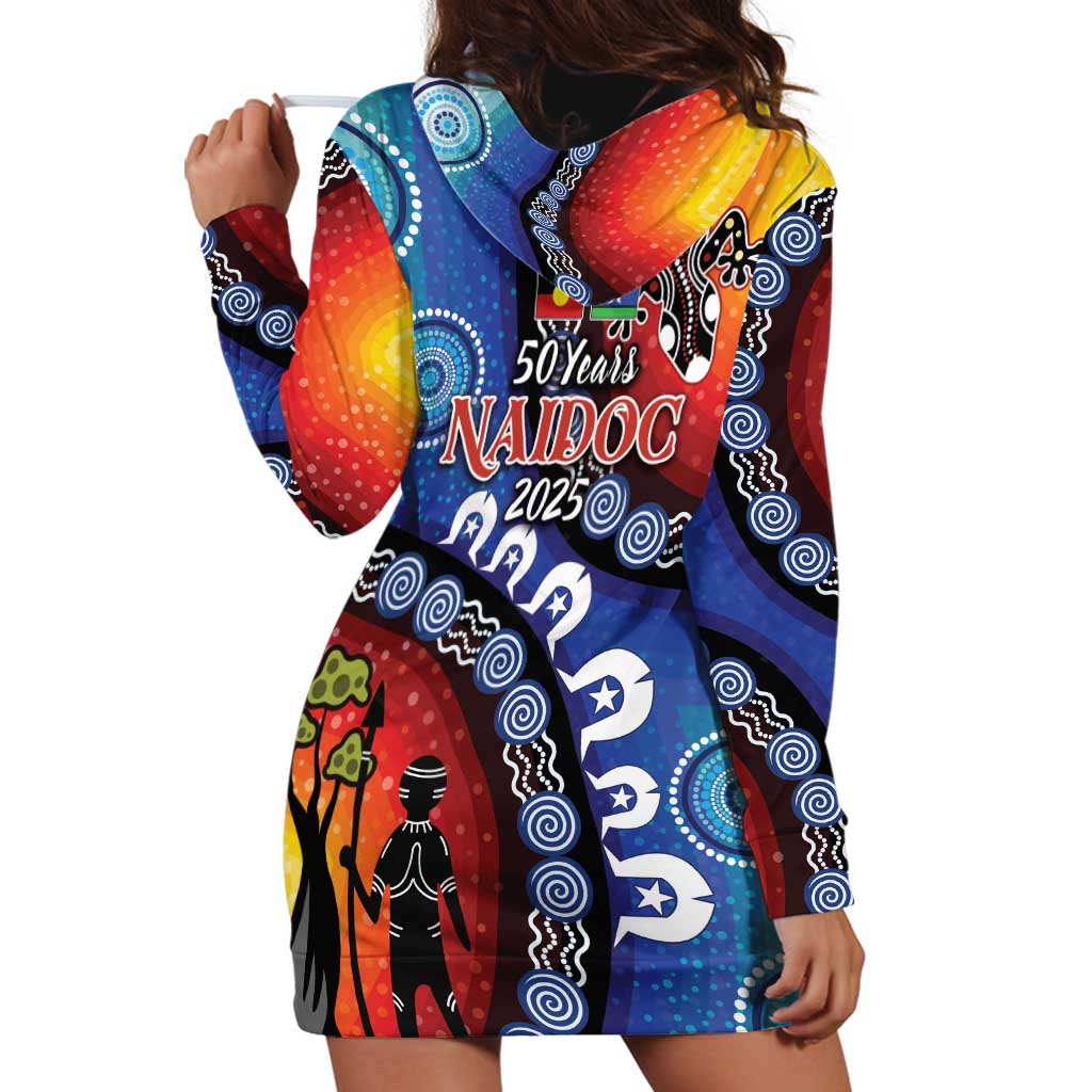 Honoring 50 Years NAIDOC Week 2025 Hoodie Dress