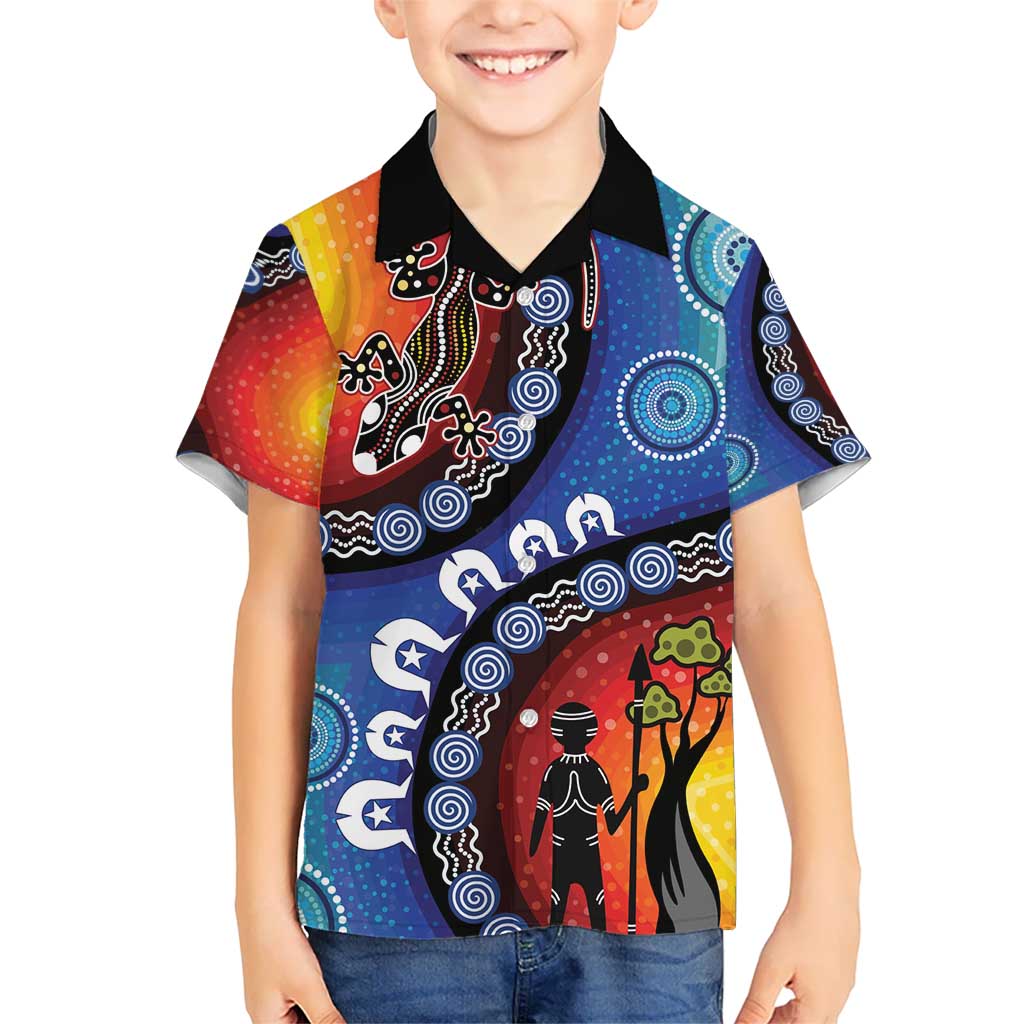 Honoring 50 Years NAIDOC Week 2025 Kid Hawaiian Shirt
