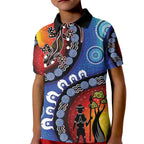 Honoring 50 Years NAIDOC Week 2025 Kid Polo Shirt