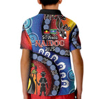 Honoring 50 Years NAIDOC Week 2025 Kid Polo Shirt