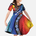 Honoring 50 Years NAIDOC Week 2025 Kid Short Sleeve Dress