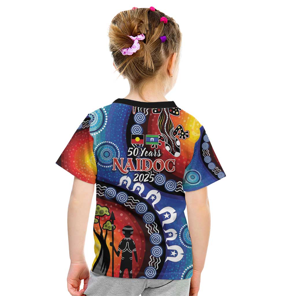 Honoring 50 Years NAIDOC Week 2025 Kid T Shirt
