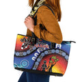 Honoring 50 Years NAIDOC Week 2025 Leather Tote Bag