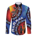 Honoring 50 Years NAIDOC Week 2025 Long Sleeve Button Shirt