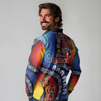 Honoring 50 Years NAIDOC Week 2025 Long Sleeve Polo Shirt