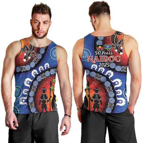 Honoring 50 Years NAIDOC Week 2025 Men Tank Top