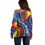 Honoring 50 Years NAIDOC Week 2025 Off Shoulder Sweater