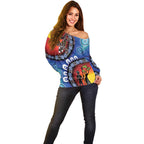 Honoring 50 Years NAIDOC Week 2025 Off Shoulder Sweater