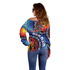 Honoring 50 Years NAIDOC Week 2025 Off Shoulder Sweater