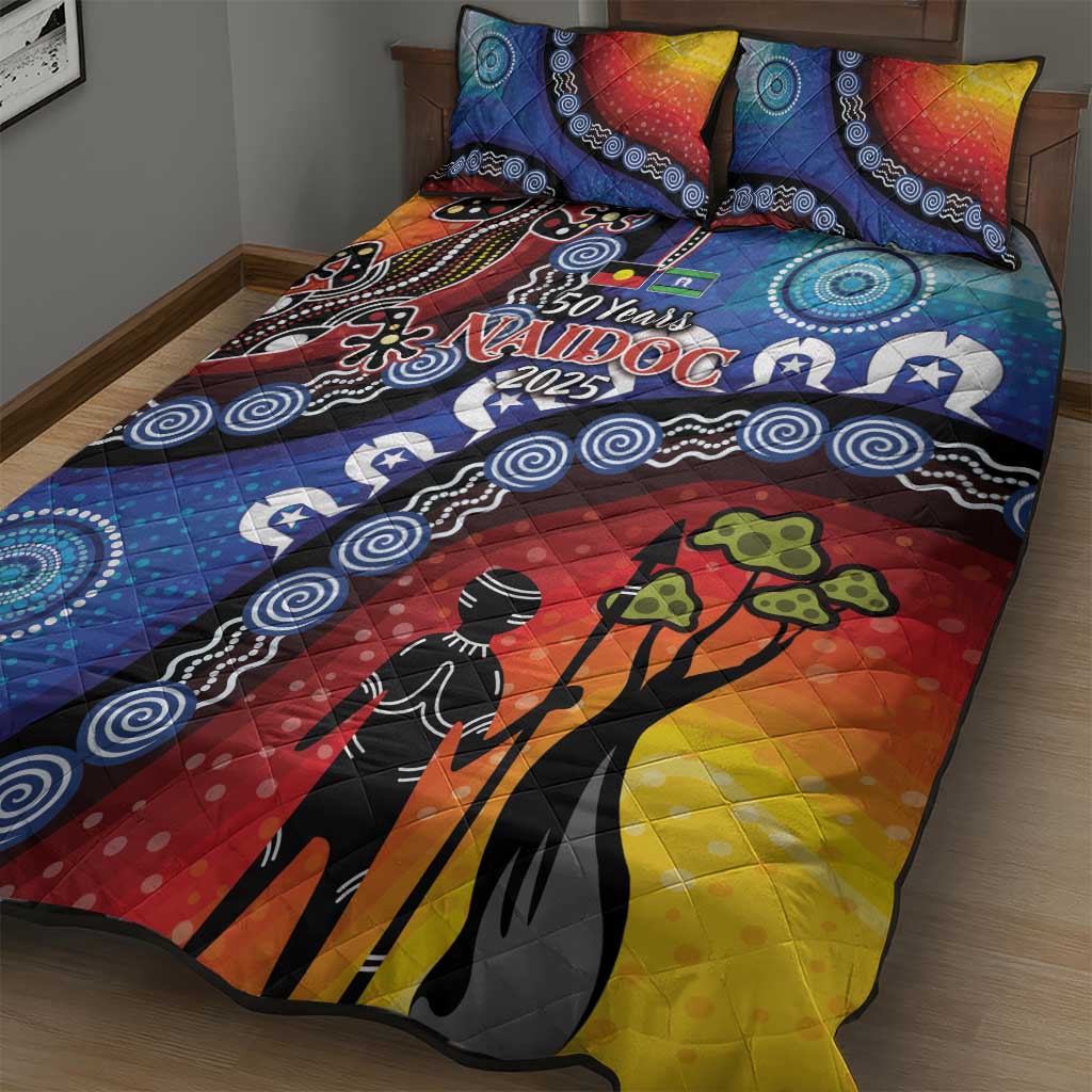 Honoring 50 Years NAIDOC Week 2025 Quilt Bed Set
