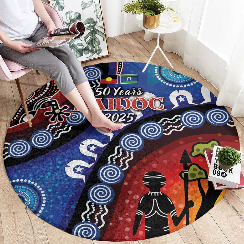 Honoring 50 Years NAIDOC Week 2025 Round Carpet