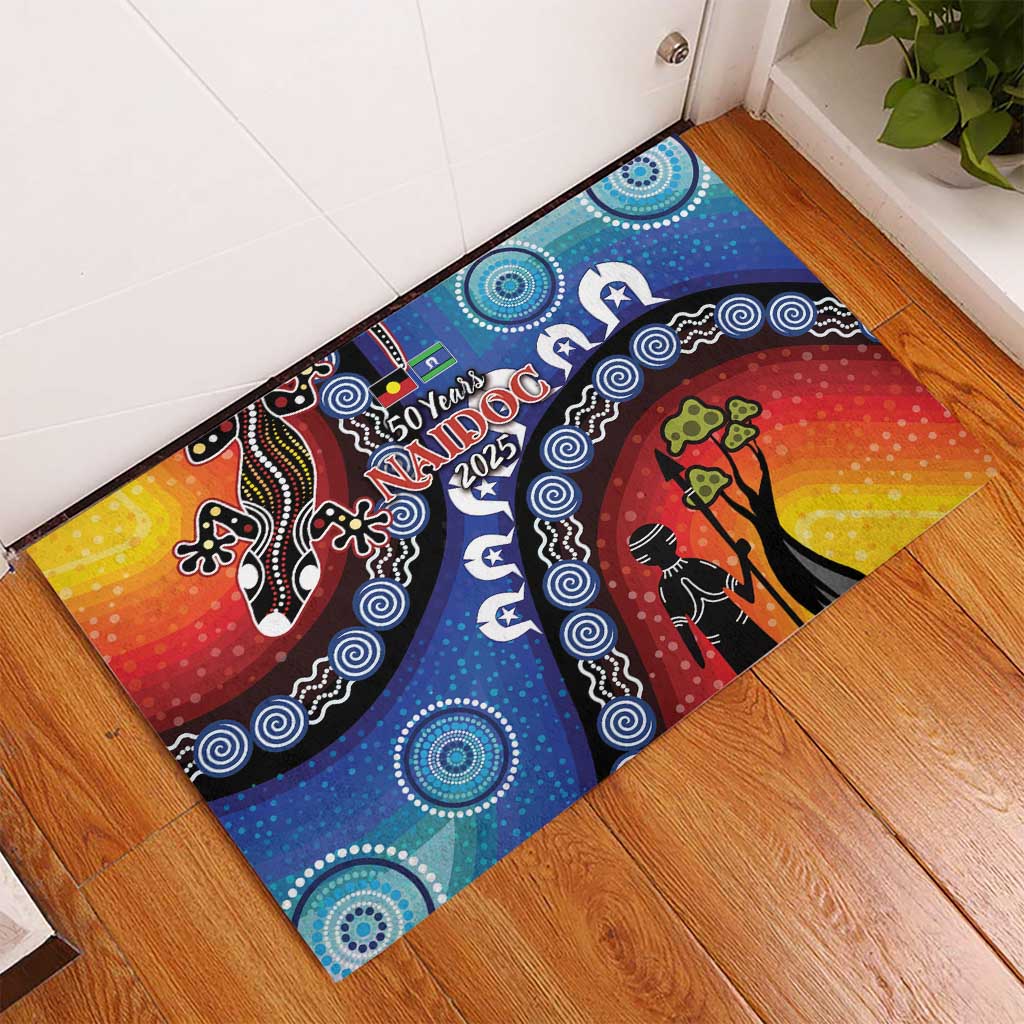 Honoring 50 Years NAIDOC Week 2025 Rubber Doormat