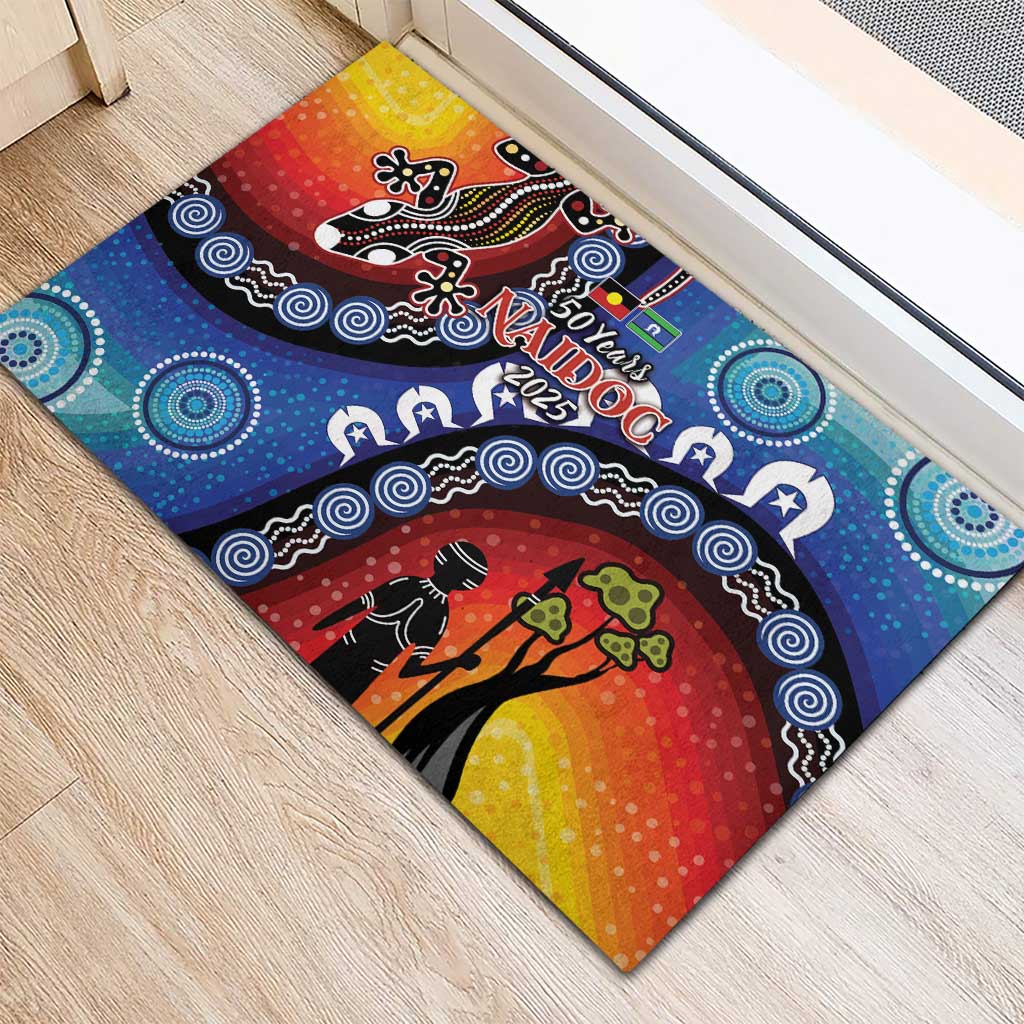 Honoring 50 Years NAIDOC Week 2025 Rubber Doormat