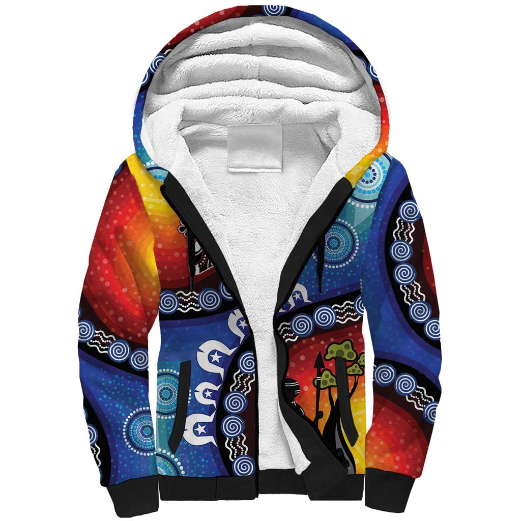Honoring 50 Years NAIDOC Week 2025 Sherpa Hoodie