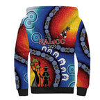 Honoring 50 Years NAIDOC Week 2025 Sherpa Hoodie
