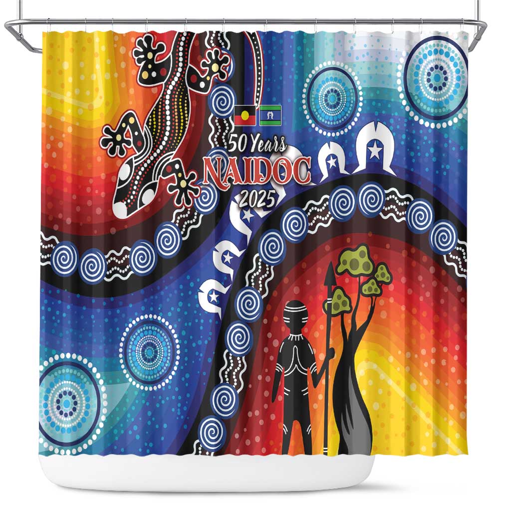 Honoring 50 Years NAIDOC Week 2025 Shower Curtain