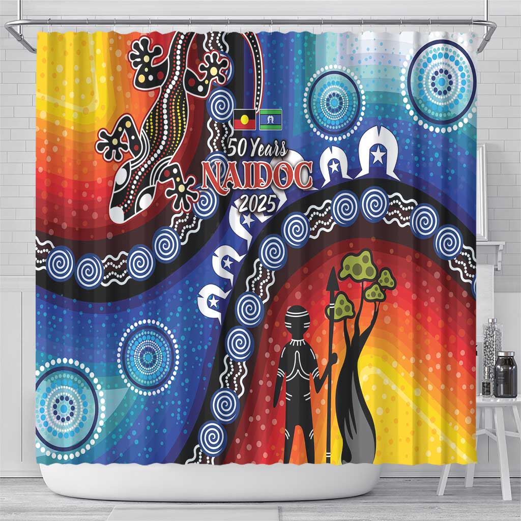 Honoring 50 Years NAIDOC Week 2025 Shower Curtain
