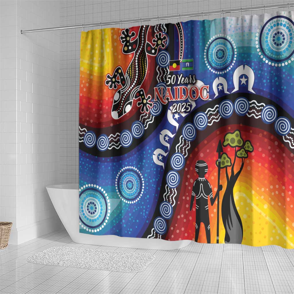 Honoring 50 Years NAIDOC Week 2025 Shower Curtain