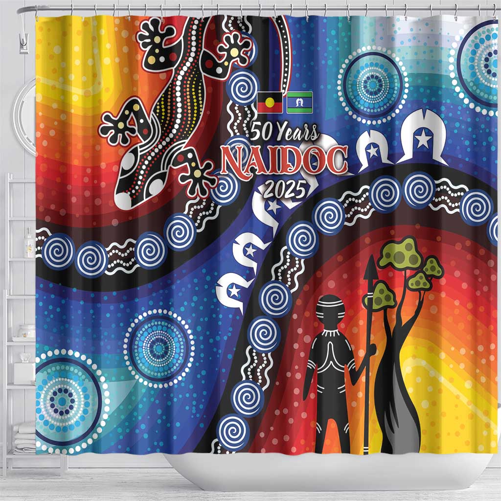 Honoring 50 Years NAIDOC Week 2025 Shower Curtain