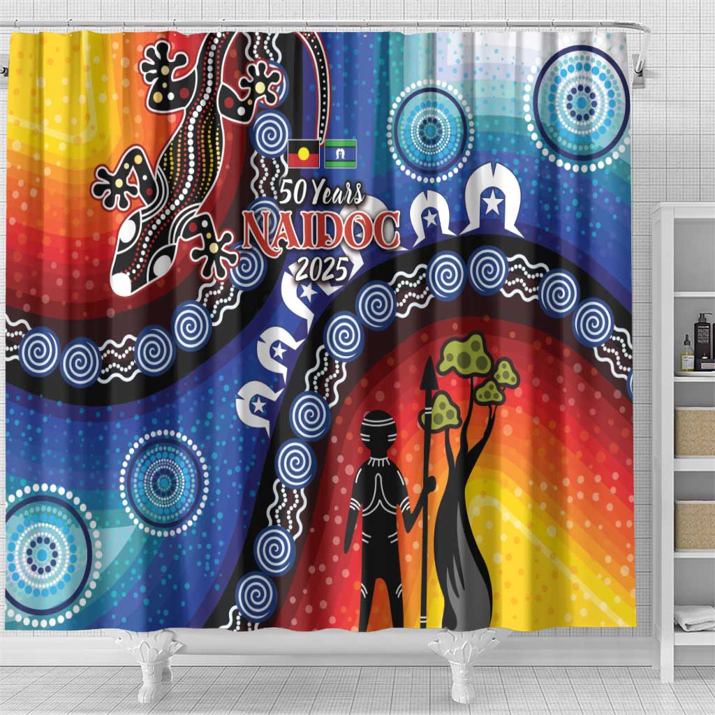 Honoring 50 Years NAIDOC Week 2025 Shower Curtain