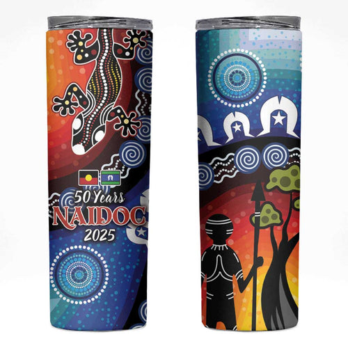 Honoring 50 Years NAIDOC Week 2025 Skinny Tumbler