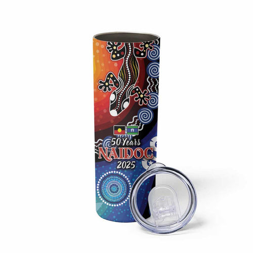 Honoring 50 Years NAIDOC Week 2025 Skinny Tumbler